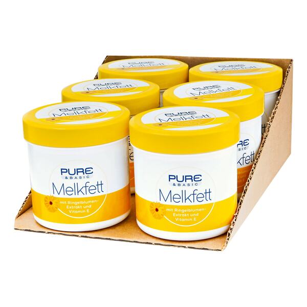 Bild 1 von Pure & Basic Melkfett 250 ml, 6er Pack