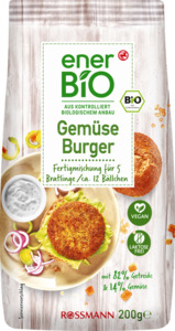 enerBiO Gemüse Burger 0.85 EUR/100 g
