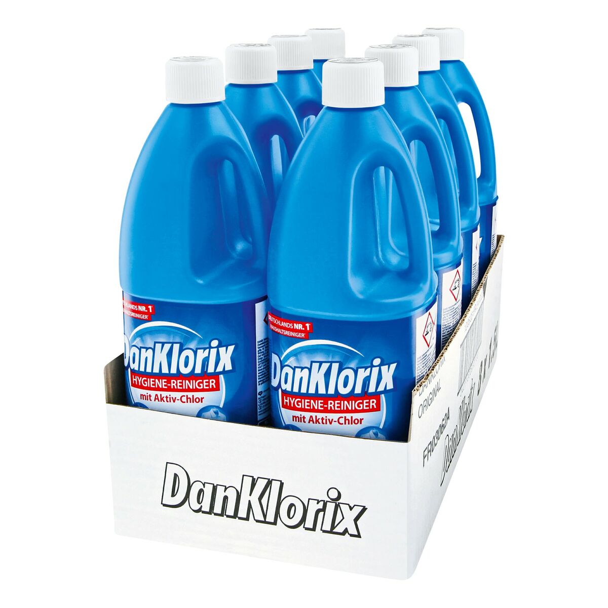 Bild 1 von Dan Klorix Hygienereiniger 1,5 L, 8er Pack