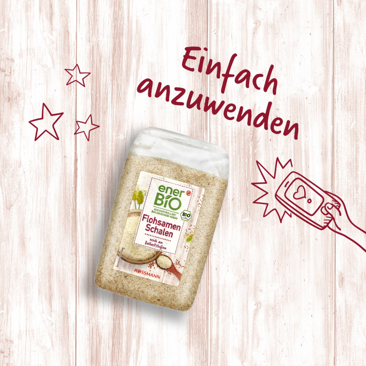Bild 3 von enerBiO Flohsamenschalen 2.25 EUR/100 g