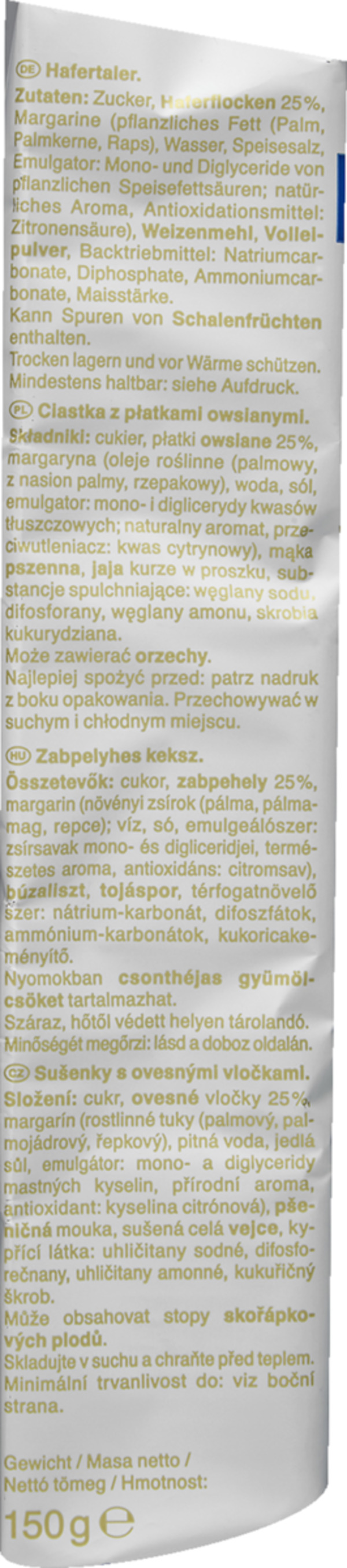 Bild 2 von Das Exquisite Schwedische Hafertaler 0.66 EUR/100 g