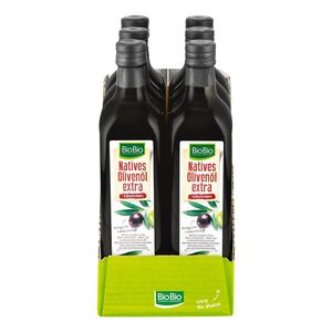BioBio Natives Olivenöl Extra 750 ml, 6er Pack