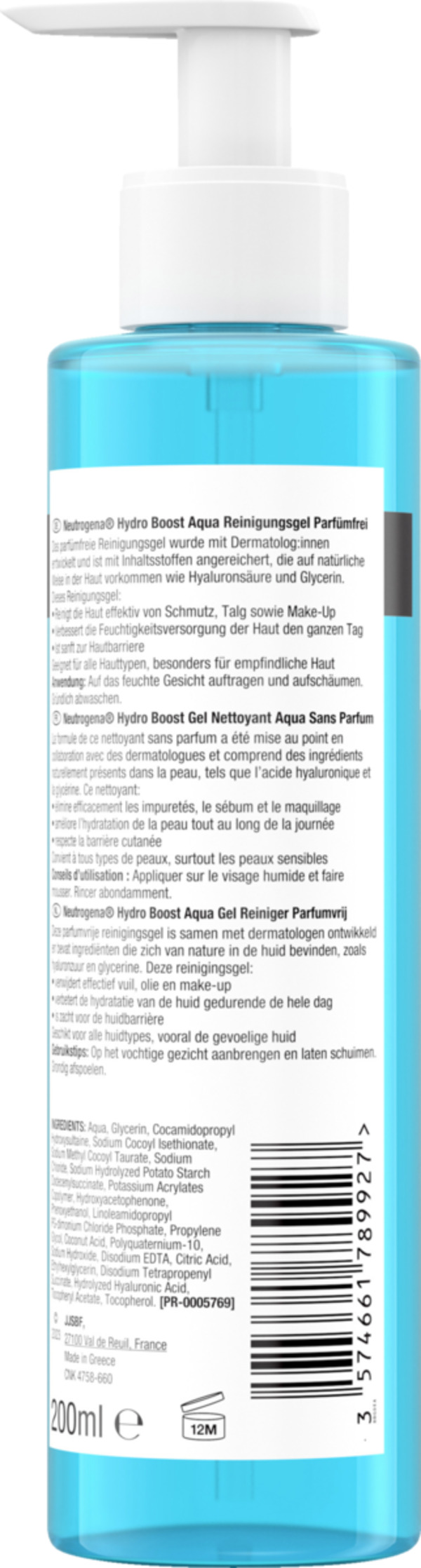 Bild 2 von Neutrogena Hydro Boost Aqua Reinigungsgel parfümfrei, 200 ml