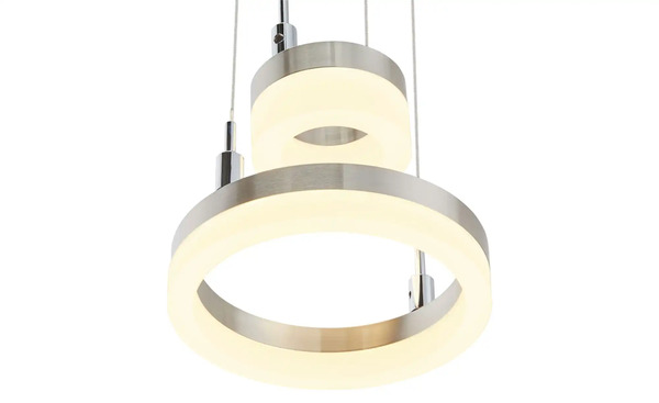 Bild 1 von LED-Pendelleuchte, 2-flammig, nickel matt