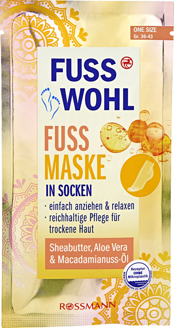 Bild 1 von Fusswohl Fuss Maske im Strumpf