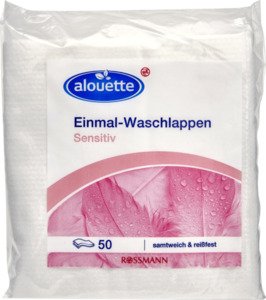 alouette Einmal-Waschlappen Sensitiv