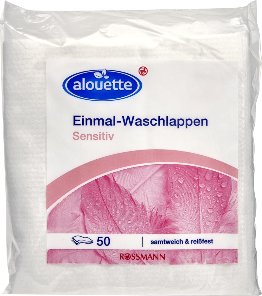 Bild 1 von alouette Einmal-Waschlappen Sensitiv