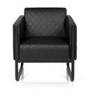 Bild 1 von hjh OFFICE Lounge Sofa ARUBA BLACK mit Armlehnen