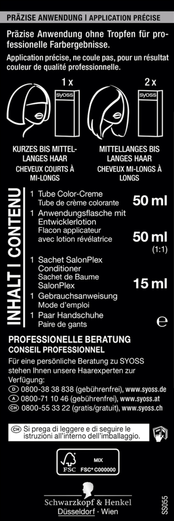 Bild 2 von Syoss Professional Performance Cool Blonds 10_55 Platinum Blond
