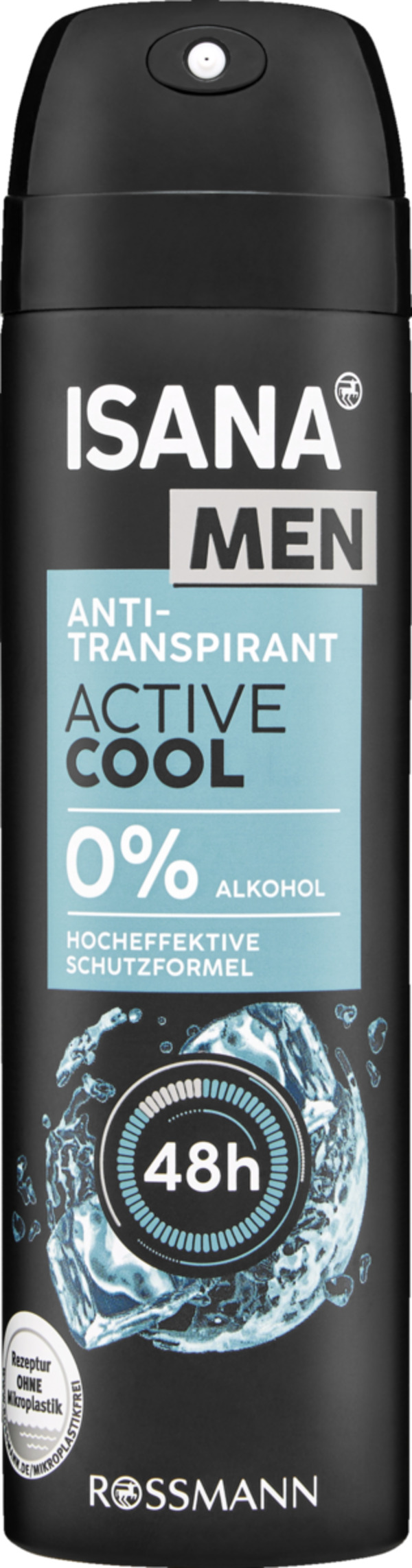 Bild 1 von ISANA men Anti-Transparant Spray Active Cool 0.43 EUR/100 ml