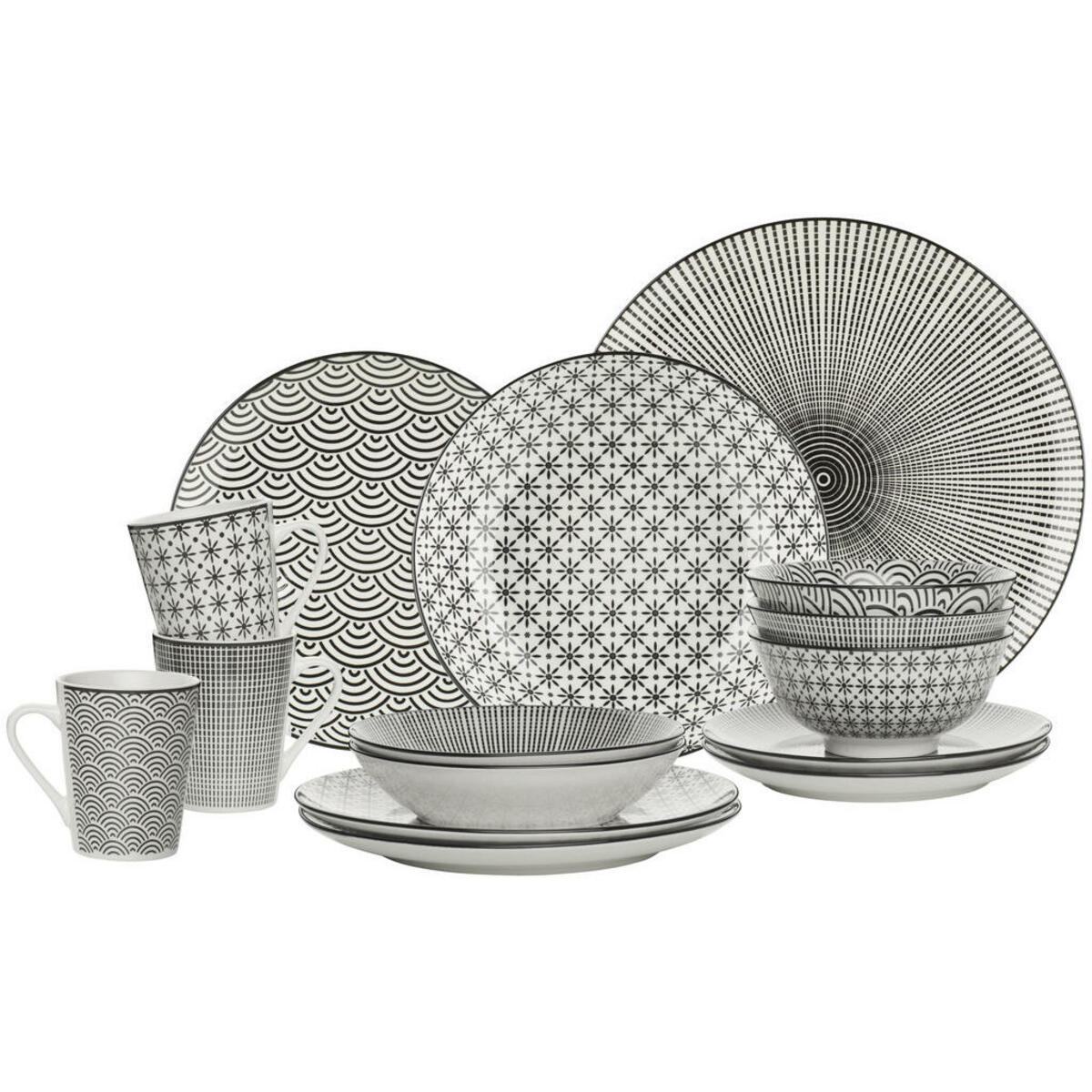 Bild 1 von Novel Porzellan KOMBISERVICE 30-teilig, Weiß