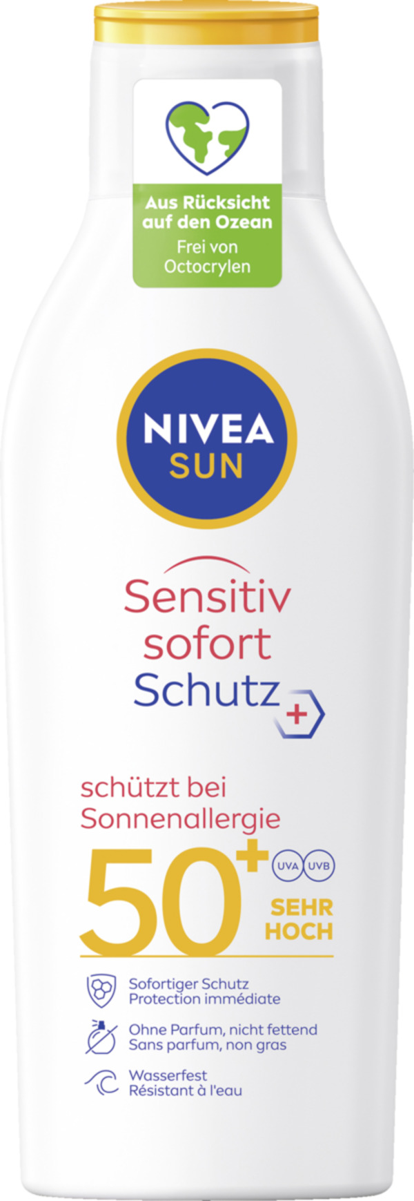 Bild 1 von NIVEA SUN Sensitiv sofort Schutz Sonnenlotion 5.50 EUR/100 ml