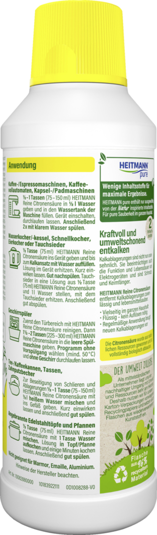 Bild 4 von Heitmann pure reine Citronensäure flüssig