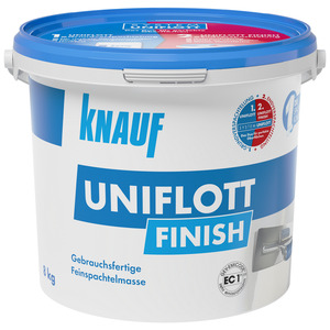 Knauf - 
            Knauf Feinspachtelmasse 'Uniflott Finish' weiß 8 kg