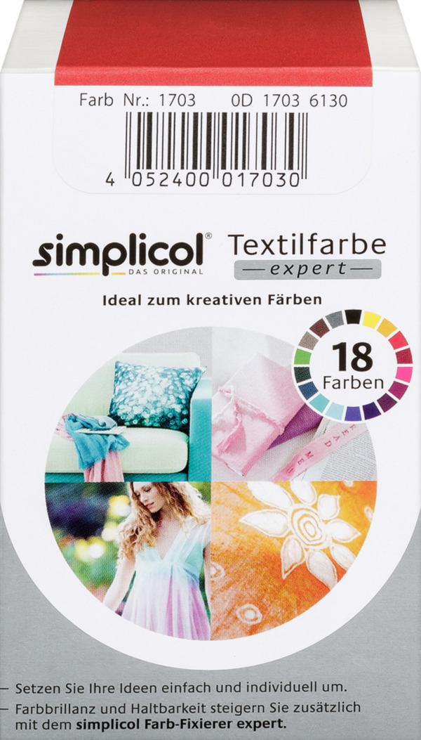 Bild 2 von simplicol Textilfarbe expert