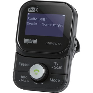 IMPERIAL DABMAN 65 DAB+ Auto Adapter (MicroSD, MP3, Akku, Bluetooth Freisprecheinrichtung)