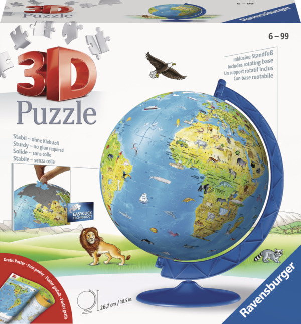Bild 1 von Ravensburger 3D Puzzle Kinder Globus