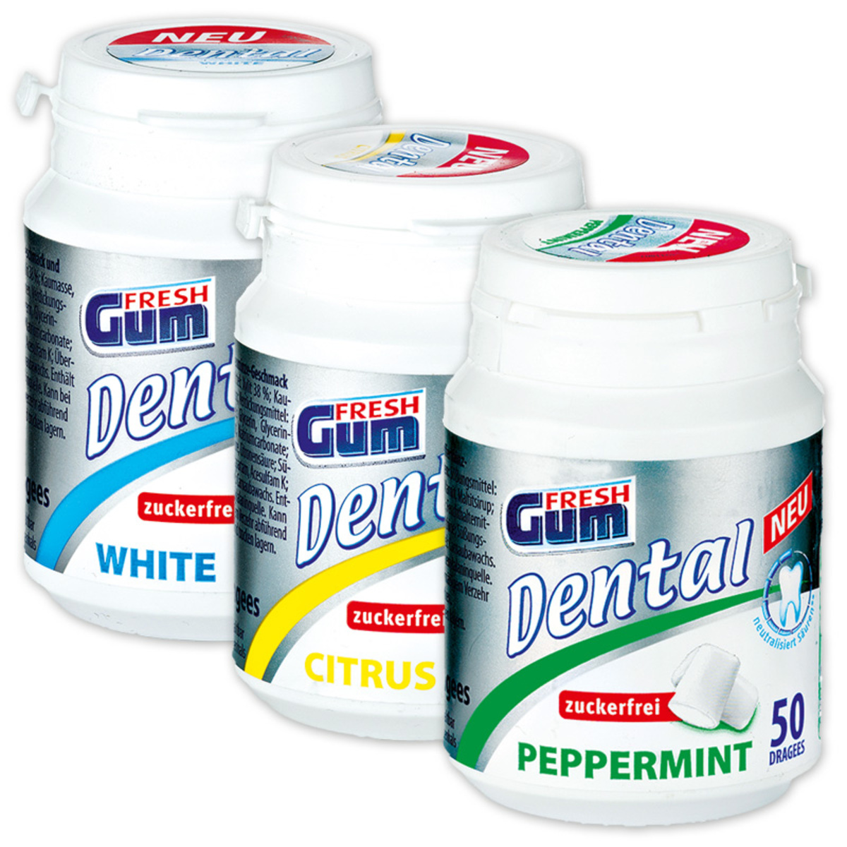 Bild 1 von Fresh Gum Dental Kaugummi