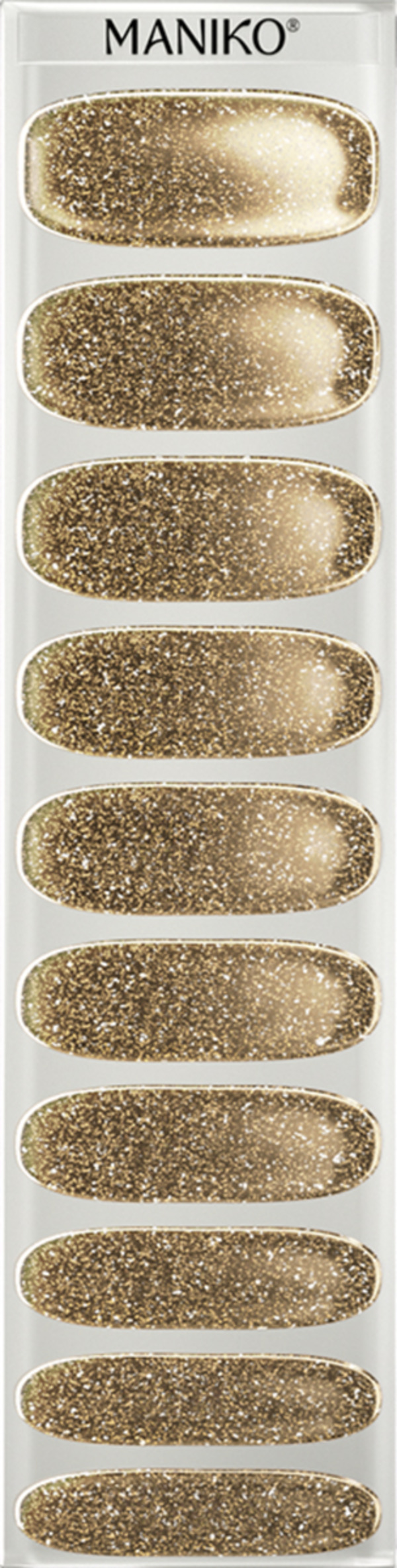 Bild 4 von MANIKO UV Gel Strip Glittery Gold
