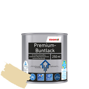 toomEigenmarken - 
            toom Premium-Buntlack hochglänzend elfenbein 250 ml