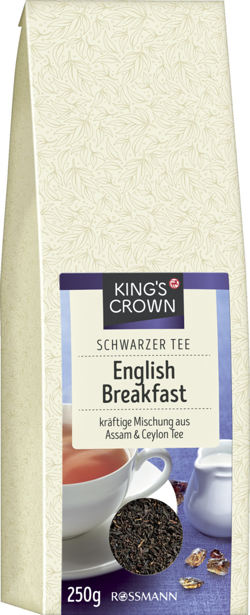Bild 1 von King´s Crown Schwarzer Tee English Breakfast 1.00 EUR/100 g