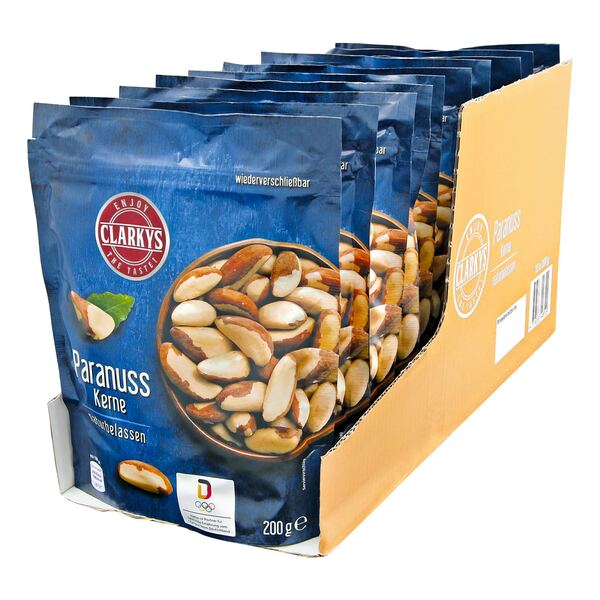 Bild 1 von Clarkys Paranusskerne 200 g, 10er Pack