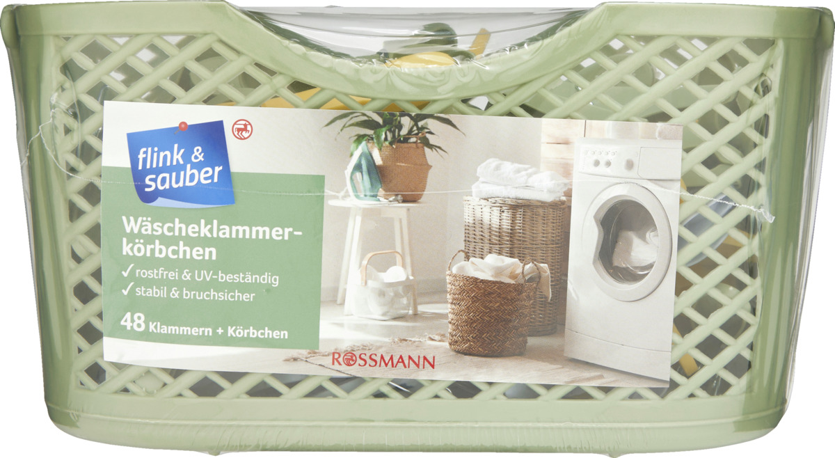 Bild 2 von flink & sauber Wäscheklammer-Körbchen