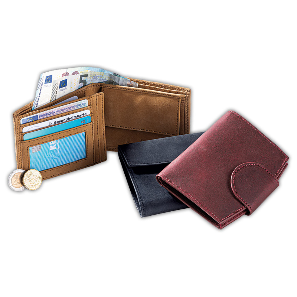 Bild 1 von Ladylife & Luigi Lamberto Leder-Geldbörse