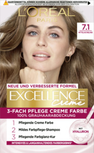 L’Oréal Paris Excellence Creme 7.1 mittelaschblond