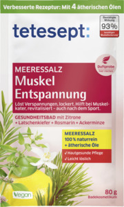 tetesept Meersalz Muskel & Entspannung 1.24 EUR/100 g