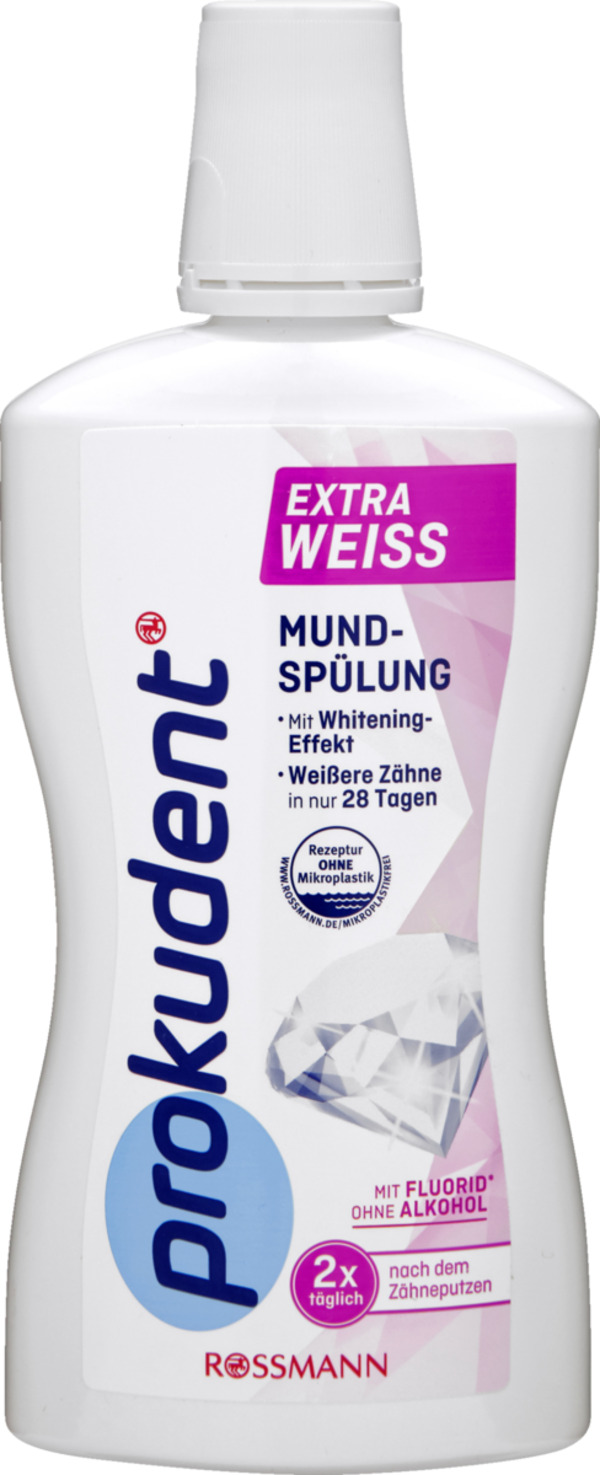 Bild 1 von Prokudent Mundspülung extra weiß 1.50 EUR/1 l