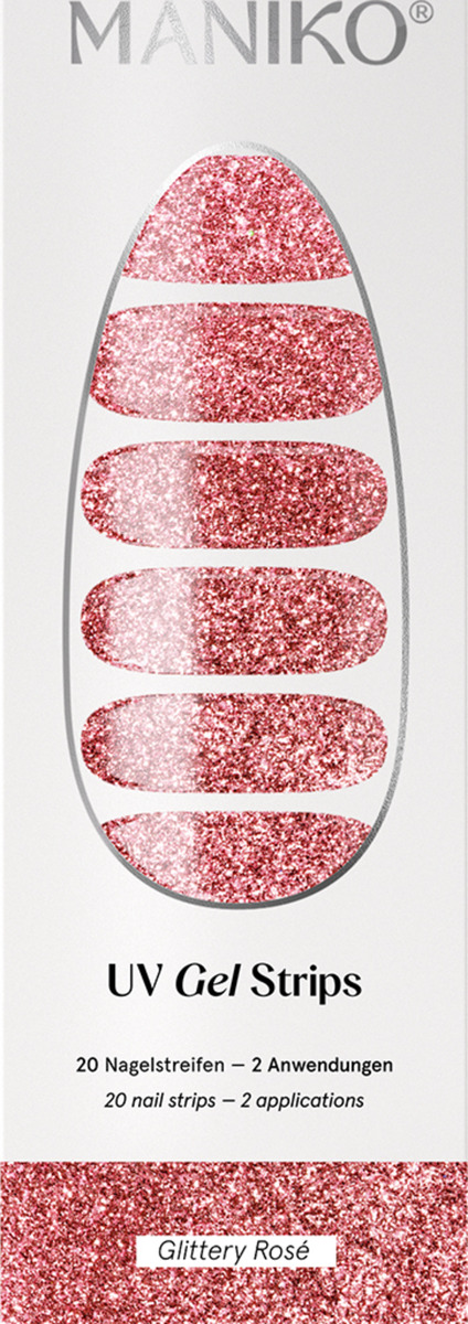 Bild 1 von MANIKO UV Gel Strip Glittery Rose