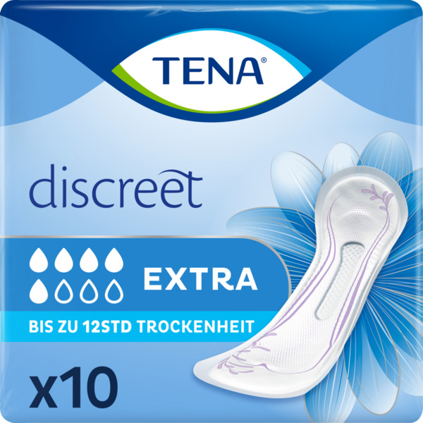 Bild 1 von TENA discreet extra Einlagen+ mit instaDRY zone