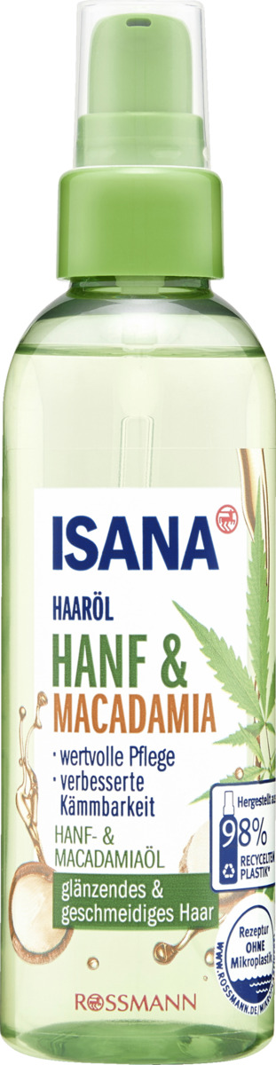 Bild 1 von ISANA Haaröl Hanf & Macadamia