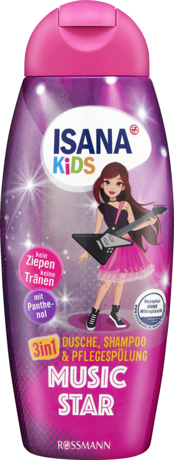 Bild 1 von ISANA Kids 3in1 Dusche, Shampoo & Pflegespülung Foto Star 4.30 EUR/1 l