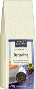 King´s Crown Schwarztee Darjeeling 1.48 EUR/100 g