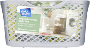 flink & sauber Wäscheklammer-Körbchen