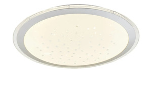 LED-Deckenleuchte, 1-flammig, Schirm mit Glasperlen