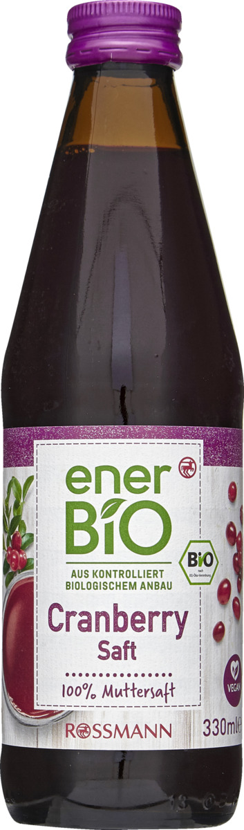 Bild 1 von enerBiO Cranberrysaft 10.58 EUR/1 l