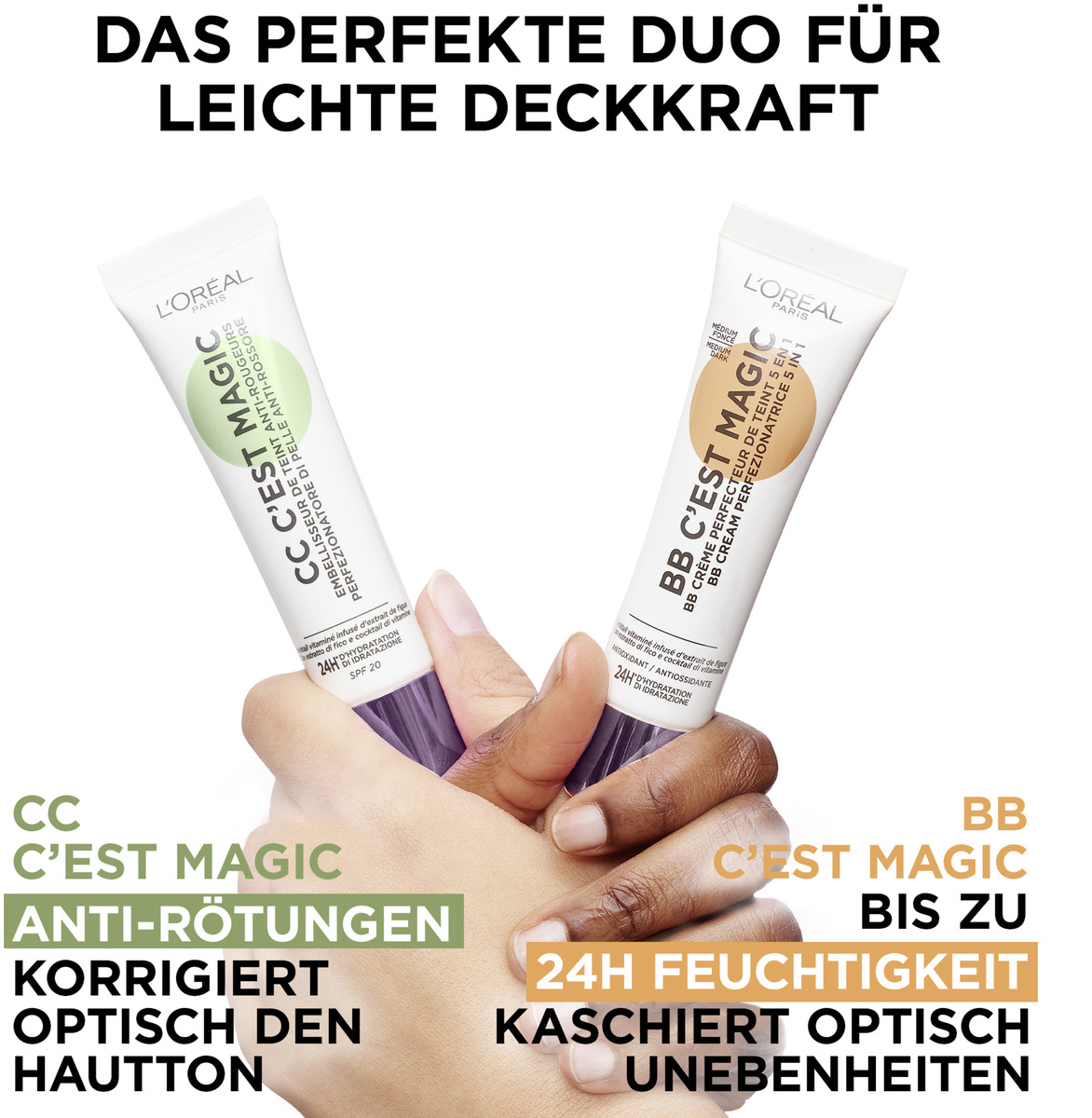 Bild 3 von L’Oréal Paris CC C´EST MAGIQUE CC Cream Anti Rötungen 26.53 EUR/100 ml