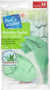 flink & sauber Haushalts Handschuhe Extra Sanft Gr. M
