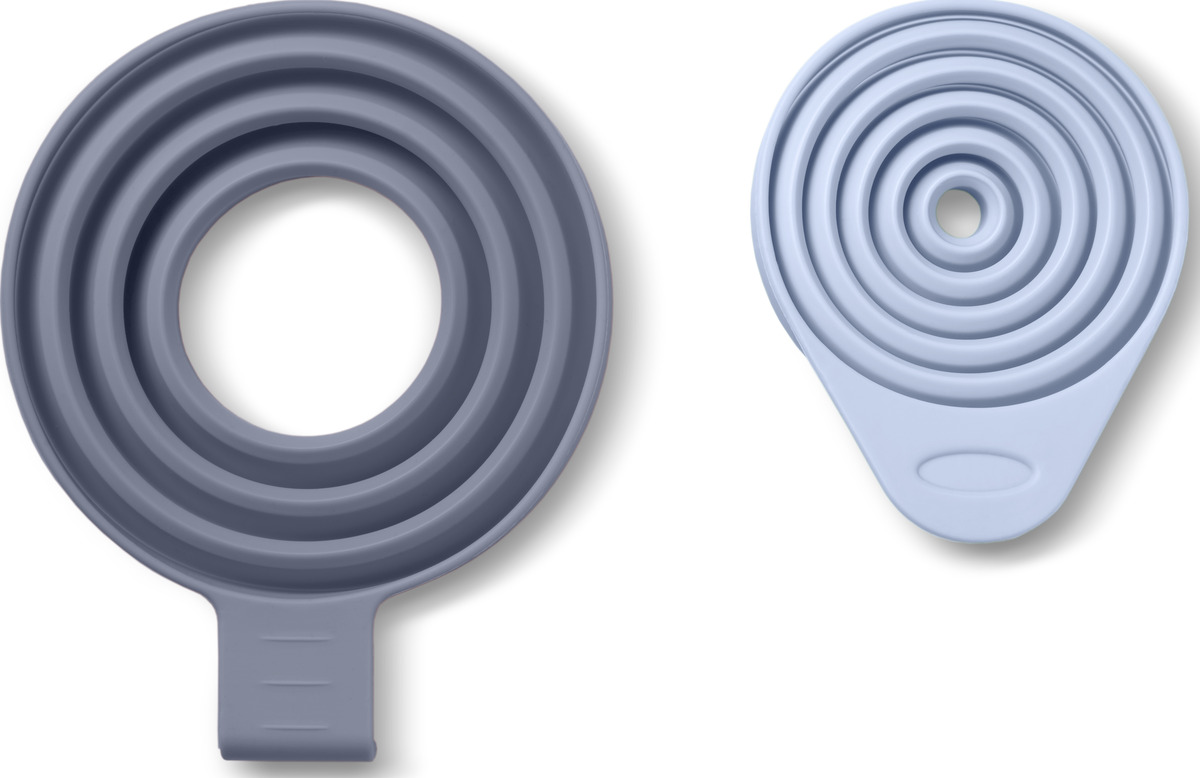 Bild 3 von IDEENWELT 2er Set Faltbare Silikon Trichter