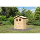 Bild 1 von Karibu Gartenhaus 'Kolle 0' Fichtenholz naturbelassen ECO standard 180 x 93 x 222 cm