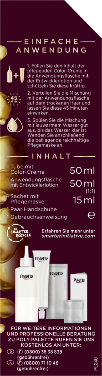 Bild 2 von Poly Palette Haarfarbe pudriges Silberblond 240