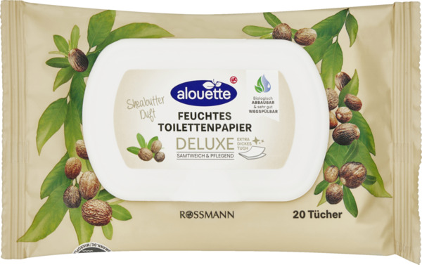 Bild 1 von alouette feuchtes Toilettenpapier Sheabutter-Duft Deluxe