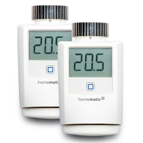 Bild 1 von Homematic IP 2er Set Heizkörperthermostat HMIP-eTRV