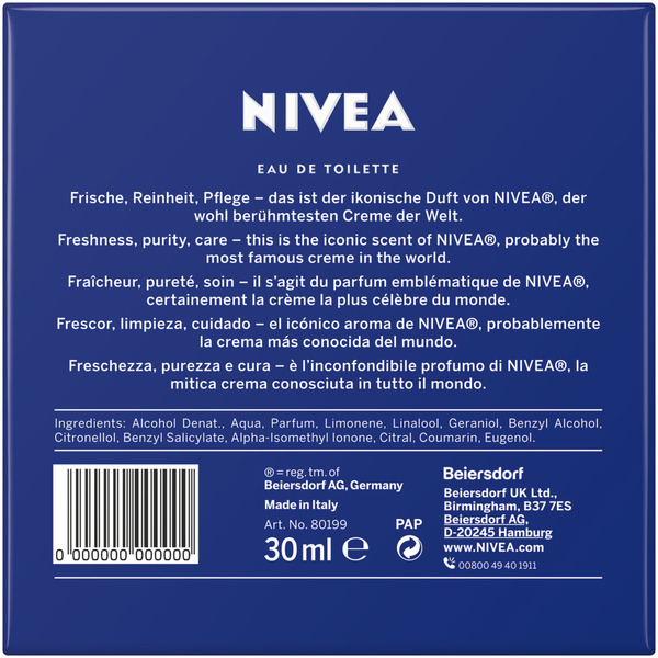 Bild 2 von NIVEA Creme, EdT 30 ml
