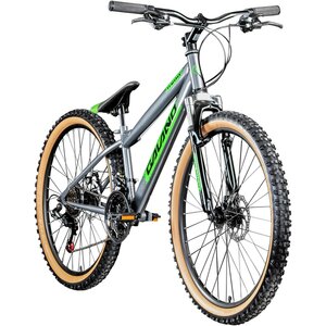 Galano G600 26 Zoll Dirtbike MTB Mountainbike Fahrrad Dirt Bike 18 Gang Rad... grau/grün