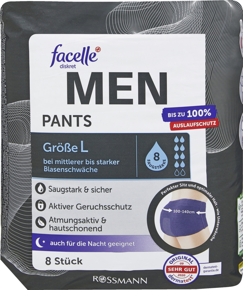 Bild 1 von facelle diskret Hygiene Pants MEN Größe L