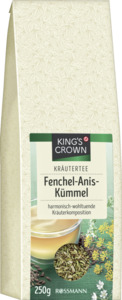 King´s Crown Kräutertee Fenchel-Anis-Kümmel 1.00 EUR/100 g